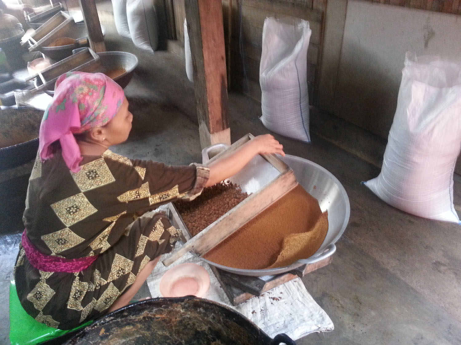 Proses pembuatan palm sugar - gula palm